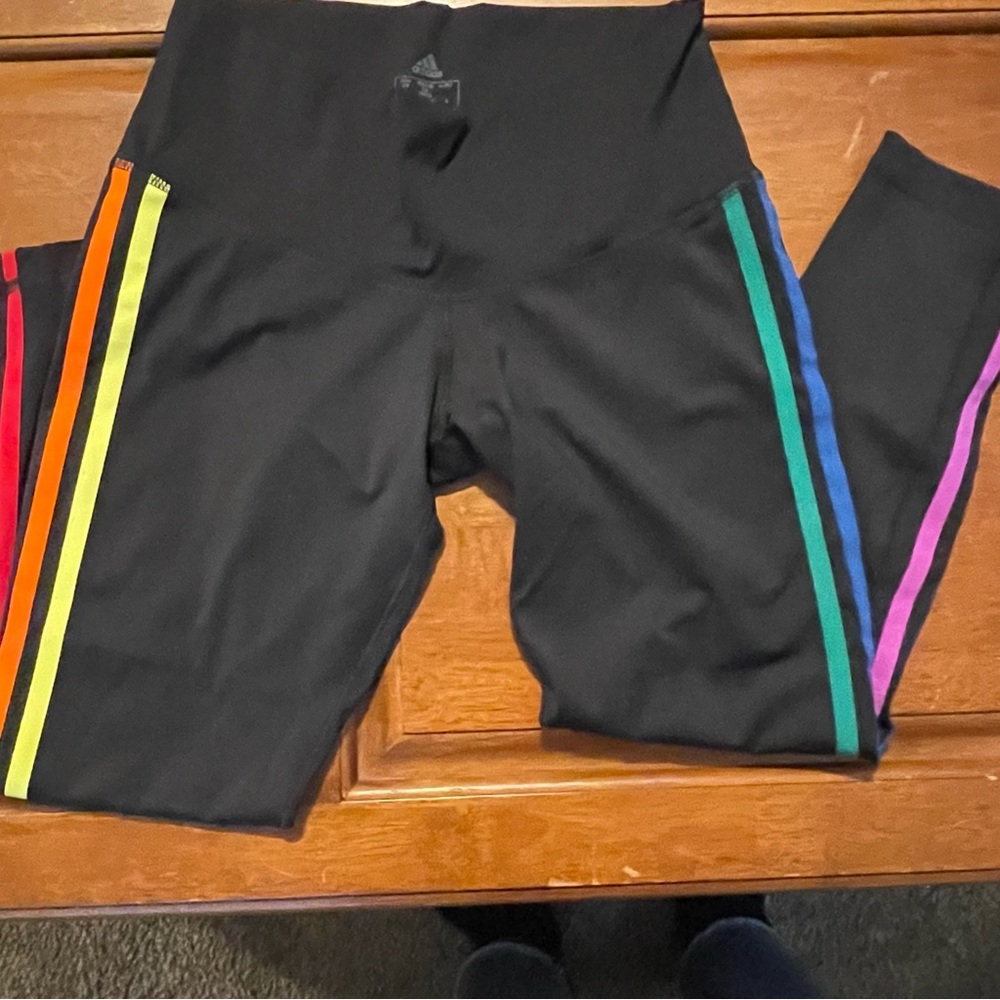 Adidas pride leggings rainbow